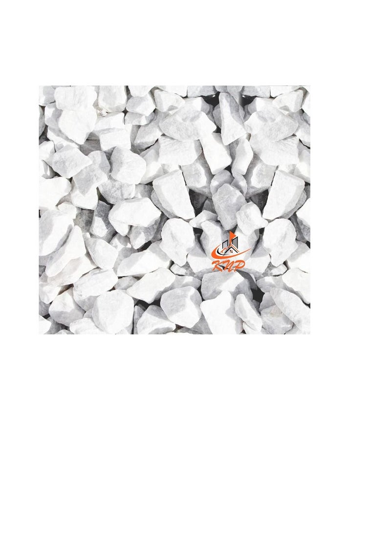 KNP White Marble Gravel 1-2cm 20kg Bag Garden Marble Gravel Best Garden Ground Cover - Image 1