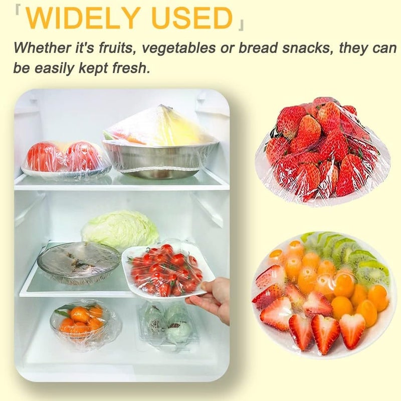 HangYu 200Pcs Bowl Covers Elastic Food Fresh Keeping Bag Dish Sealing Wrap Covers Sourdough Bread Proofing Basket Banneton Lids - Image 2