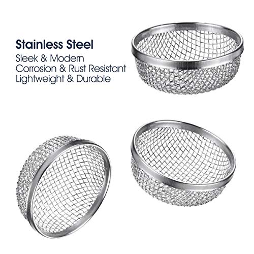 Miady RV Furnace Vent Screen - 2 Pack Flying Insect Bug Cover Camper Heater Exhaust Vents - 2.8" Stainless Steel Mesh Screens - Installation Tool Included - Image 4
