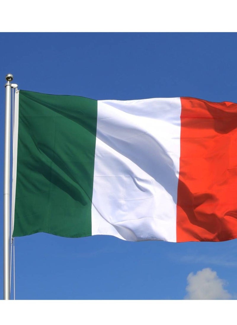 Vitacelli ITALY Flag National Day Durable Long Lasting For Outdoor And Indoor Use For Building Home And Car Decoration 150X90CM  - Image 1