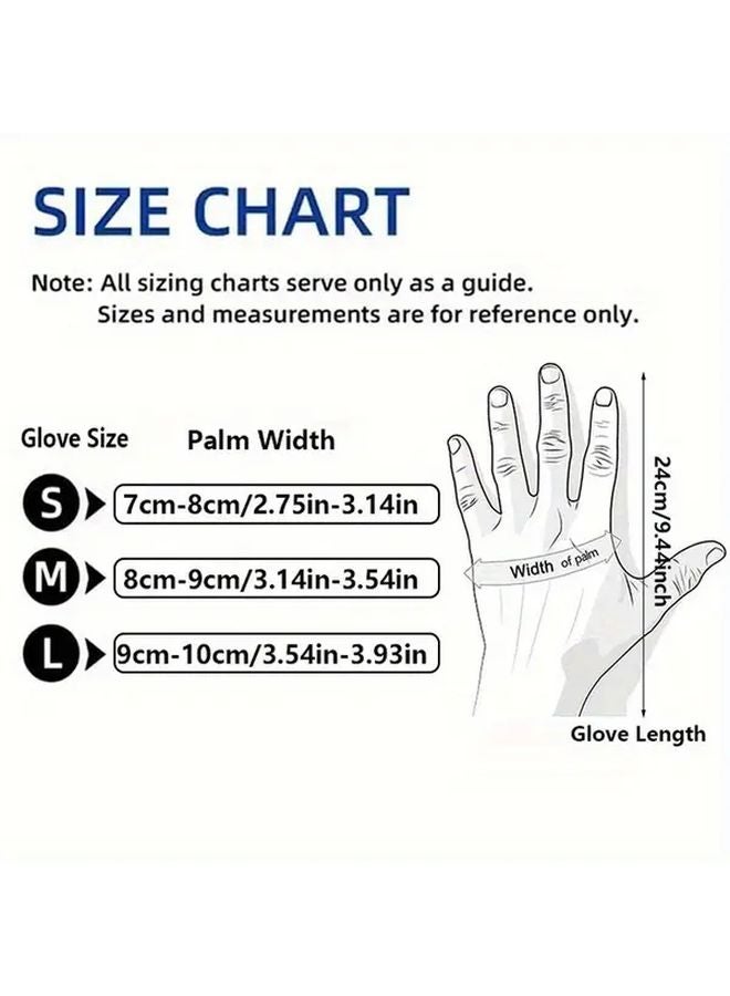 70 Pcs Light Purple Nitrile Composite Gloves M Size Multipurpose Household Cleaning - Image 4