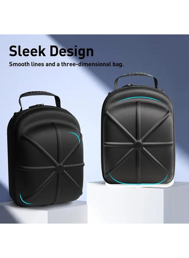 Black Large Capacity Hat Travel Case Holds 6 Baseball Caps Display Carry Bag Outdoor Storage Box - Image 5
