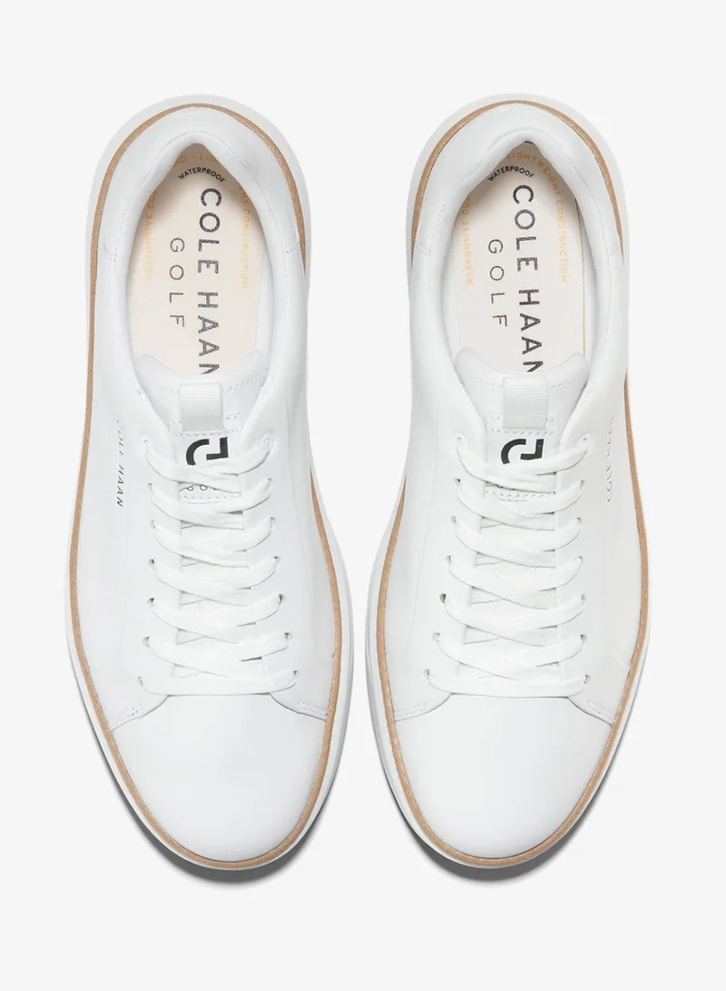 COLE HAAN WHITE Men's GrandPro¸ Waterproof Topspin Golf Shoes for Men | Best Price UAE