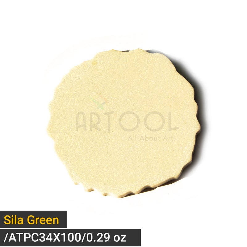 ARTOOL Mica Powder for Epoxy Resin Pigment Art Sila Moonstone Green Non Toxic Multipurpose Use In Making Candles, Painting, Art and Craft Projects 9 gm (PP34) - Image 2