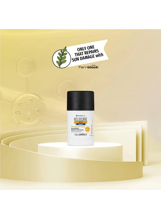 هيليوكير 360º سبورت عصا شفافة بعامل حماية من الشمس 50+ 25 جم - Image 3