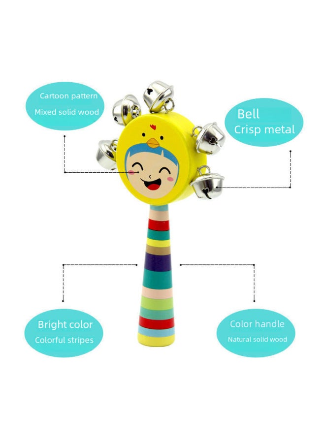 Newborn Baby Handbell Toy 0-1 Year Old Baby Puzzle Early Education Grasping Gel 3-6 Month Baby Comfort - Image 2