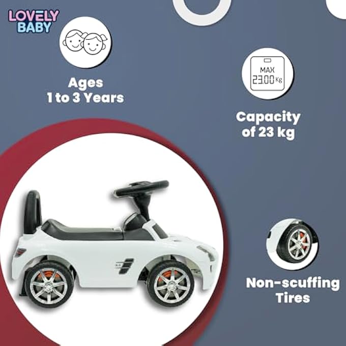 SLS AMG PUSH CAR LB 332, WHITE - Image 4