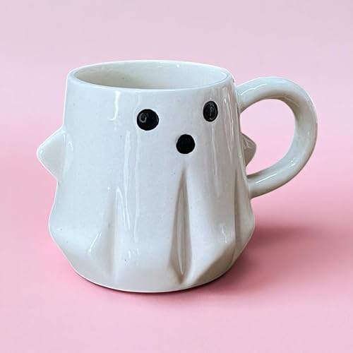 BACKKSPACE RETAIL 3D Mysitical Figure in White with Dessert Plate | Creative Morning Mug Cup for Hot and Cold Tea Milk Coffee Cookie | Perfect for Kids Decorations Best Office Cup (Ceramic), 350 ML - Image 4