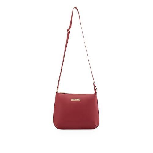 Caprese Rohde Sling Small Maroon Bag for Women|Adjustable Strap for Comfortable Wear|Stylish,Versatile Crossbody Bag for Everyday Use, Travel, and Special Occasions - Image 1