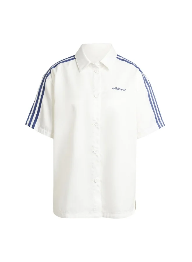 Adidas adidas WOVEN SHIRT White Originals Women OTHER SHIRTS
