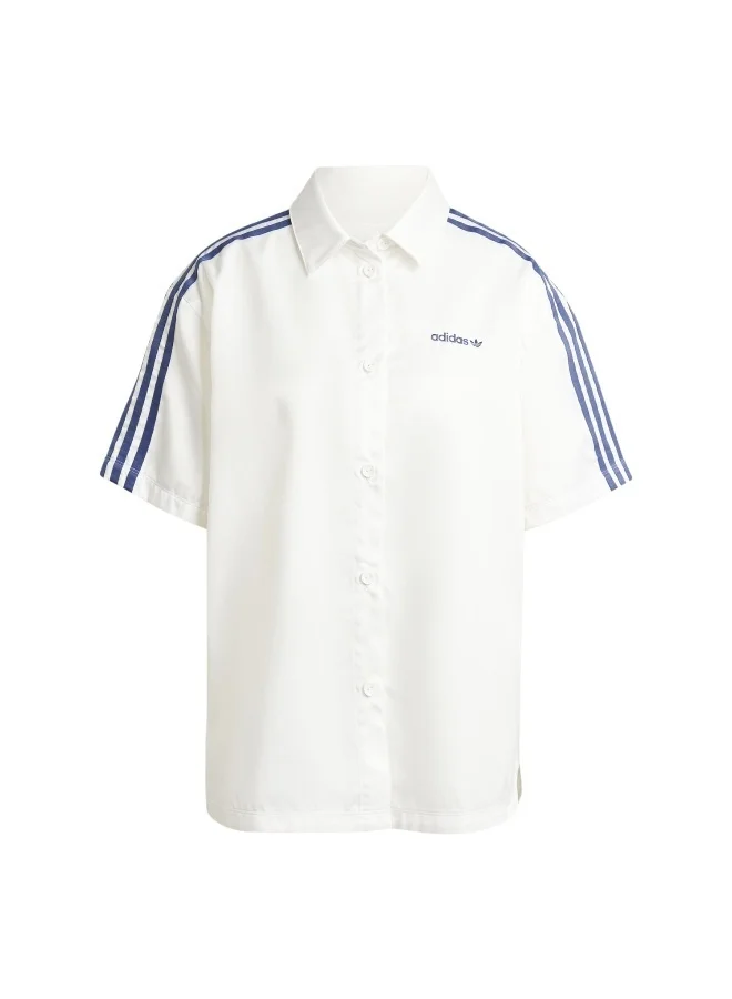 Adidas adidas WOVEN SHIRT White Originals Women OTHER SHIRTS