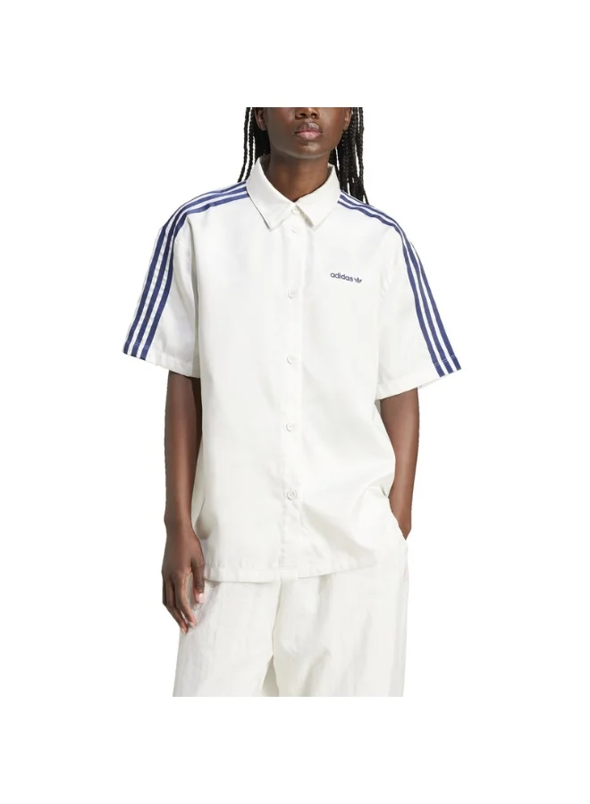Adidas adidas WOVEN SHIRT White Originals Women OTHER SHIRTS