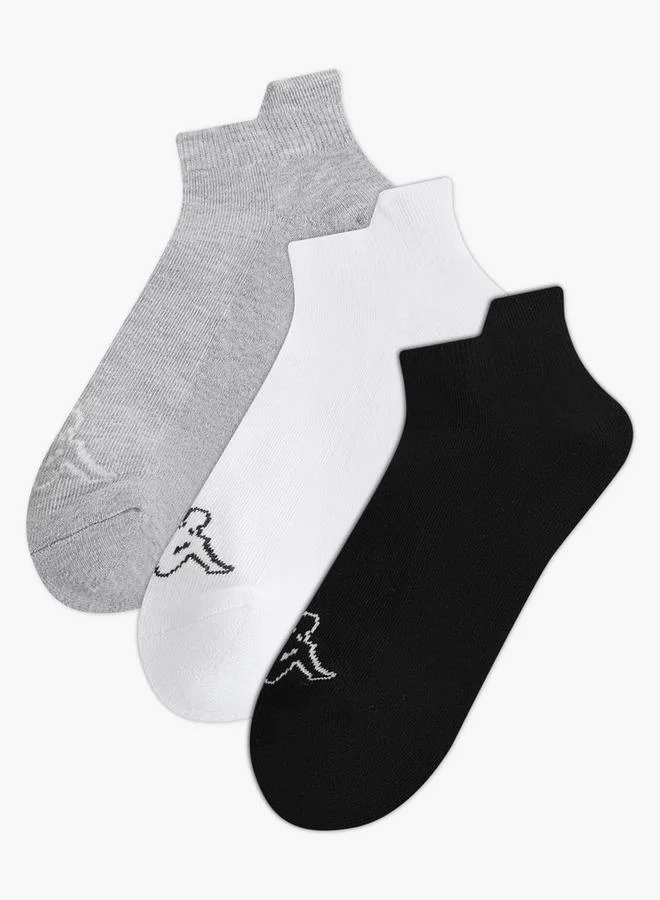 Kappa Kappa Pack of 3 Ankle Length Trainer Socks