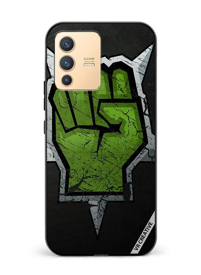 VR CREATIVE Protective Case Cover For Vivo V23 5G Hulk Design Multicolour - Image 1