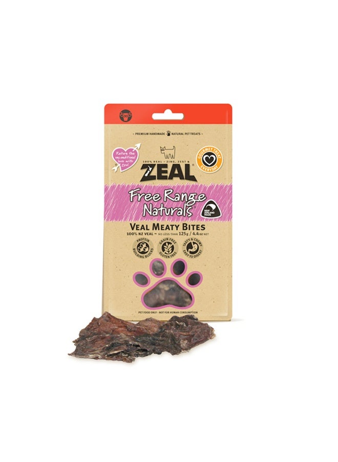 Zeal Free Range Naturals Meaty Bites Dog Treats - 125 g