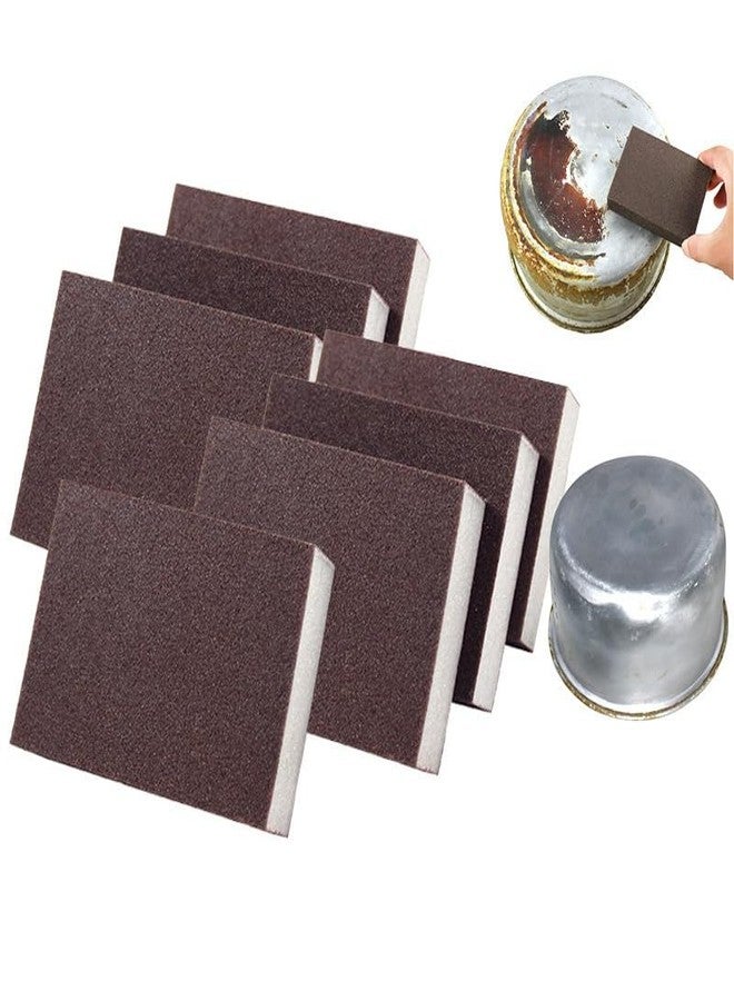 Gsycle 12Pcs Carborundum Sponge Nano Emery Sponges, Pot Cleaning Pads with Carborundum Sponge Brush Eraser Scrub for Kitchen - Image 1