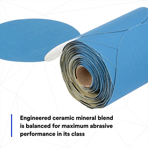 3M Stikit Blue Abrasive Disc Roll, 36206, No Hole, 6 in, 180+ Grade, Pack of 100, Automotive Sanding Discs for Coating Removal, Body Repair, Auto Sanding, Primer Sanding - Image 4