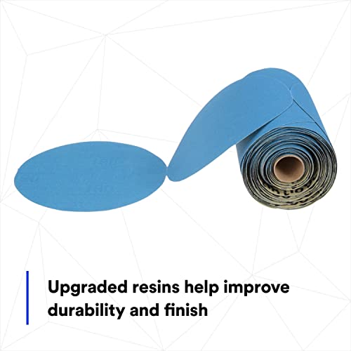 3M Stikit Blue Abrasive Disc Roll, 36206, No Hole, 6 in, 180+ Grade, Pack of 100, Automotive Sanding Discs for Coating Removal, Body Repair, Auto Sanding, Primer Sanding - Image 5