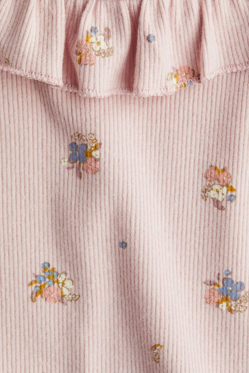 H&M Ribbed jersey top