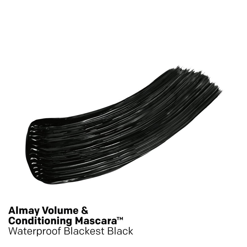 Almay Volume & Conditioning Mascara, Hydrating All Day Wear, 40 Blackest Black Waterproof, 0.27 fl oz - Image 2