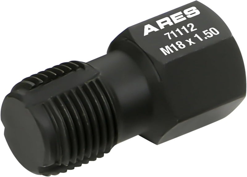 ARES 71112 - أداة إعادة خيوط حساس الأكسجين - أداة تنظيف خيوط ثقب حساس الأكسجين بسهولة - تعمل مع خيوط شمعات الإشعال M18 x 1.5mm - Image 1