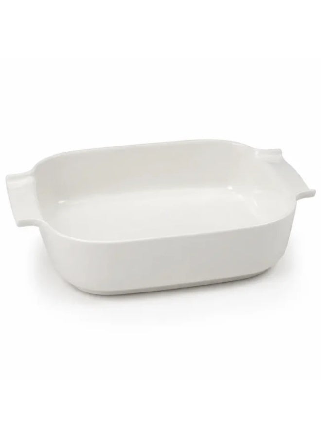 Danny Home Square Porcelain Baking Dish with Handles, 30.7 × 25 × 6.8 cm Ceramic Oven Baking Dish, Deep White Casserole Dish for Lasagna, Roasting, Baking, Serving and Meal Preparation - Image 2