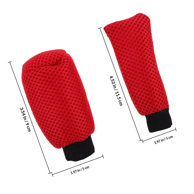 3 Sets Shift Knob Cover Automatic Shifter Knob Cover Car Shift Gear Cover Gear Shift Knob Cover Hand Brake Cover Car Decor - Image 2