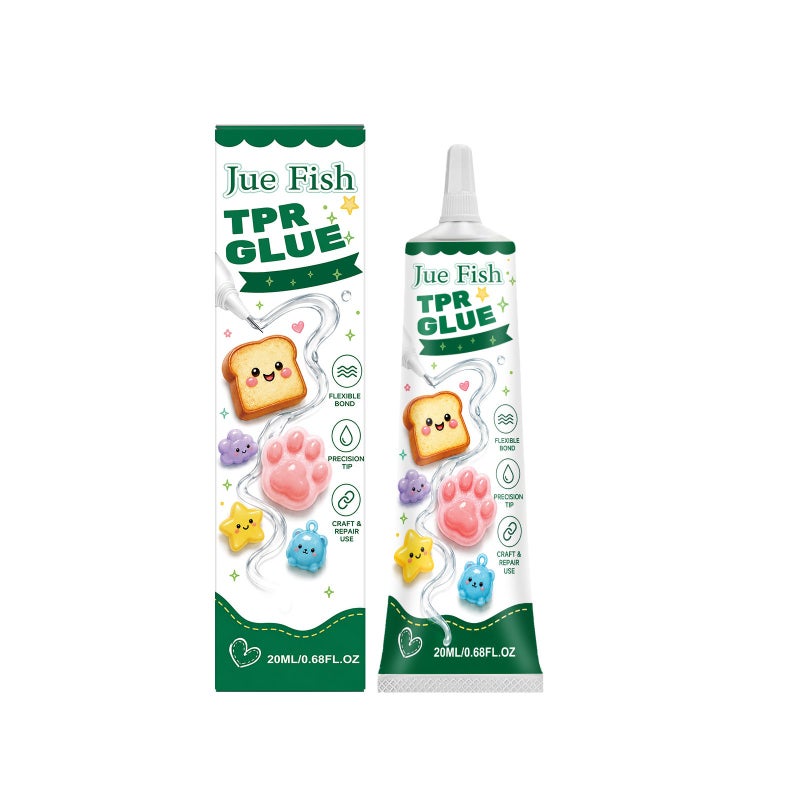 JUE FISH TPR Glue 20ml for Office Binding and Crafting, Desktop Adhesive - Image 1