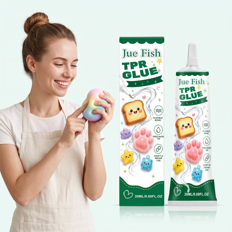 JUE FISH TPR Glue 20ml for Office Binding and Crafting, Desktop Adhesive - Image 2