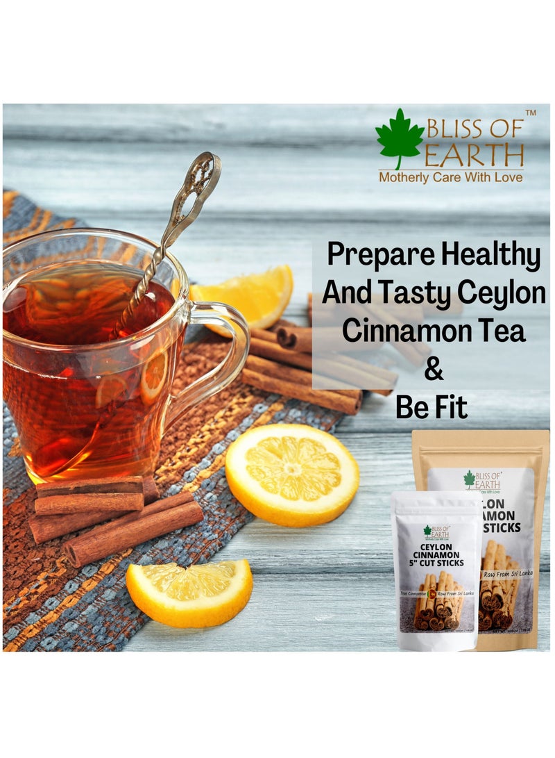 بليس اوف ايرث 200 جرام من أعواد القرفة السيلانية الحقيقية من دالتشيني التوابل الكاملة في سريلانكا - Image 4