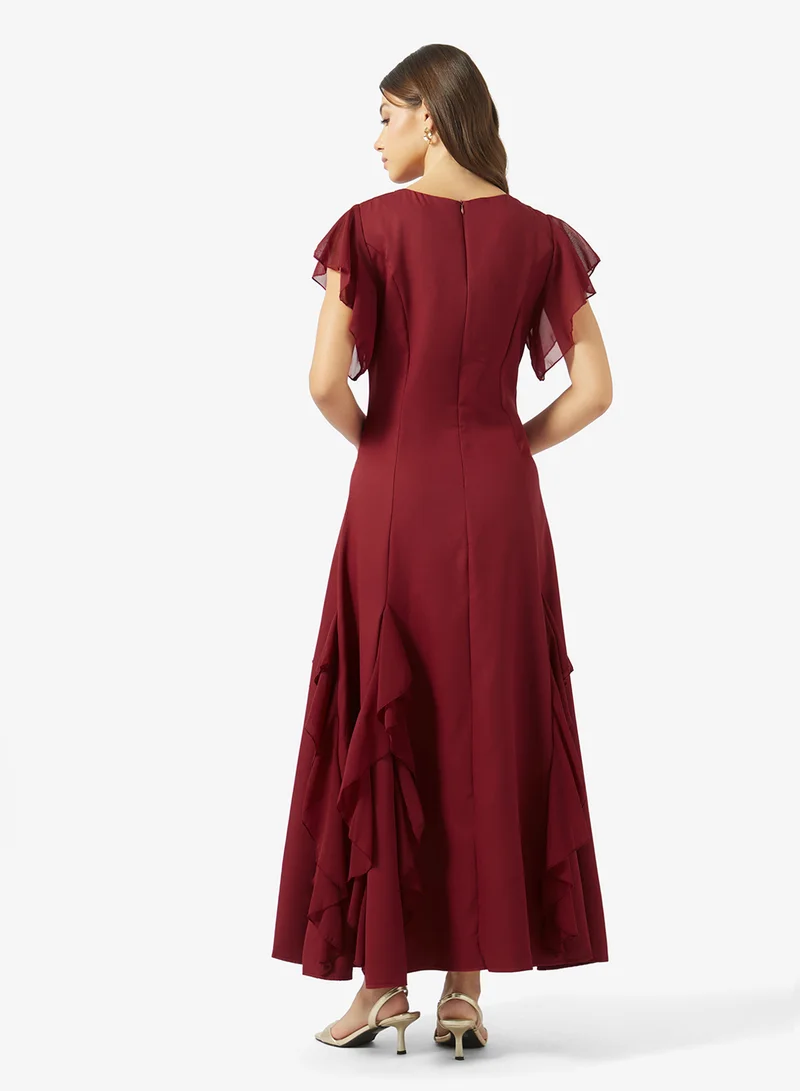 ايلا A-line Ruffled Dress