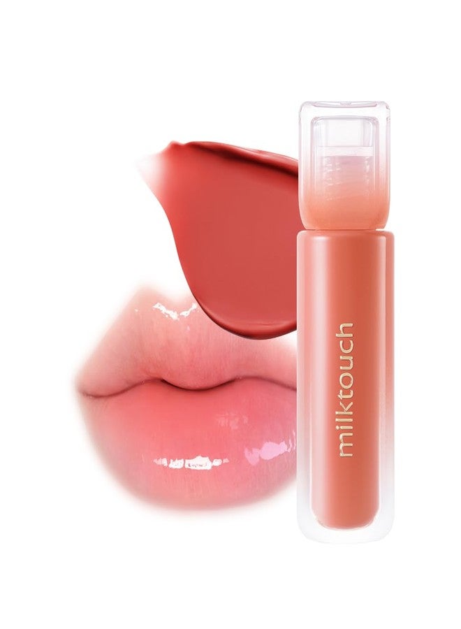 MILKTOUCH Dew Stain Sheer Lip Gloss (05 Peach Drop, 0.14 Fl Oz (Pack of 1)) - Image 1