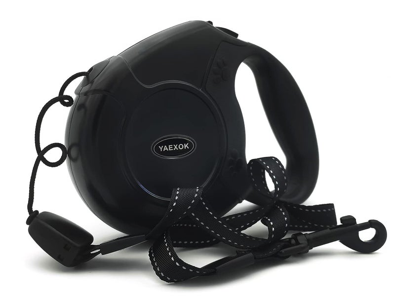 Esbuy Heavy Duty Retractable Dog Leash 26ft,Pet Long Walking Leashes Leads for Small Medium Large Dogs Doggie Up to 110lbs (Black) - Image 1