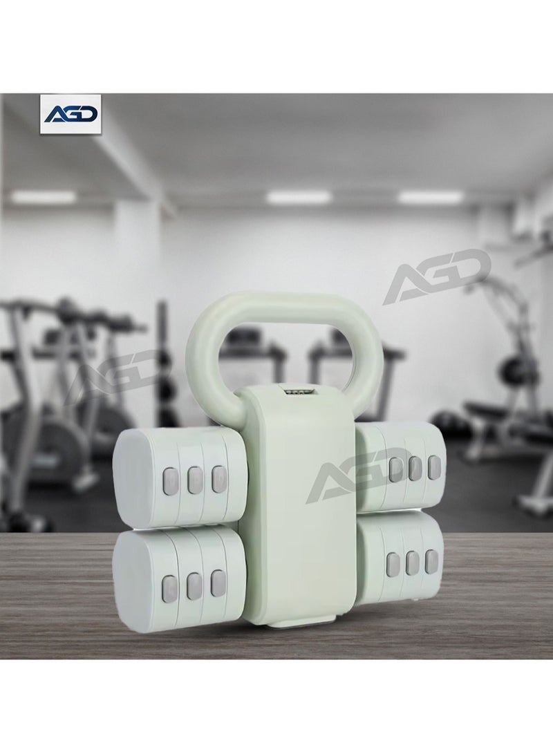 إيه جي دي مجموعة دمبل كيتل بيل متعددة الوظائف قابلة للتعديل للنساء لصالة الألعاب الرياضية المنزلية - Image 2