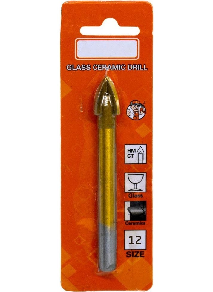 TiTi 6177 Arrow Type 4 Diamond Glass Tile Drilling Drill Bit 12 mm  - Image 5
