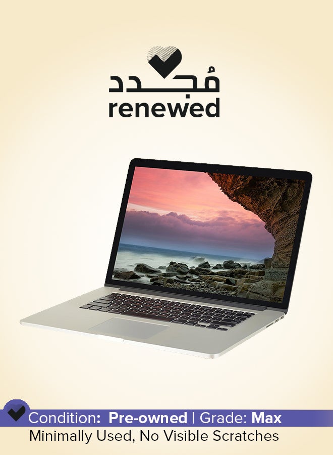 ابل  مجدد - لابتوب ماك بوك برو A1707 (2016) بشاشة 15.4 بوصة بدقة Full HD، مع معالج Core i7/رباعي النواة/الجيل السادس/ذاكرة RAM سعة 16GB/قرص SSD سعة 512GB/نظام macOS - Image 1