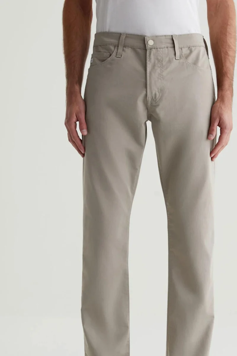 Ag Jeans Premium Straight-Leg Light Stretch Jeans