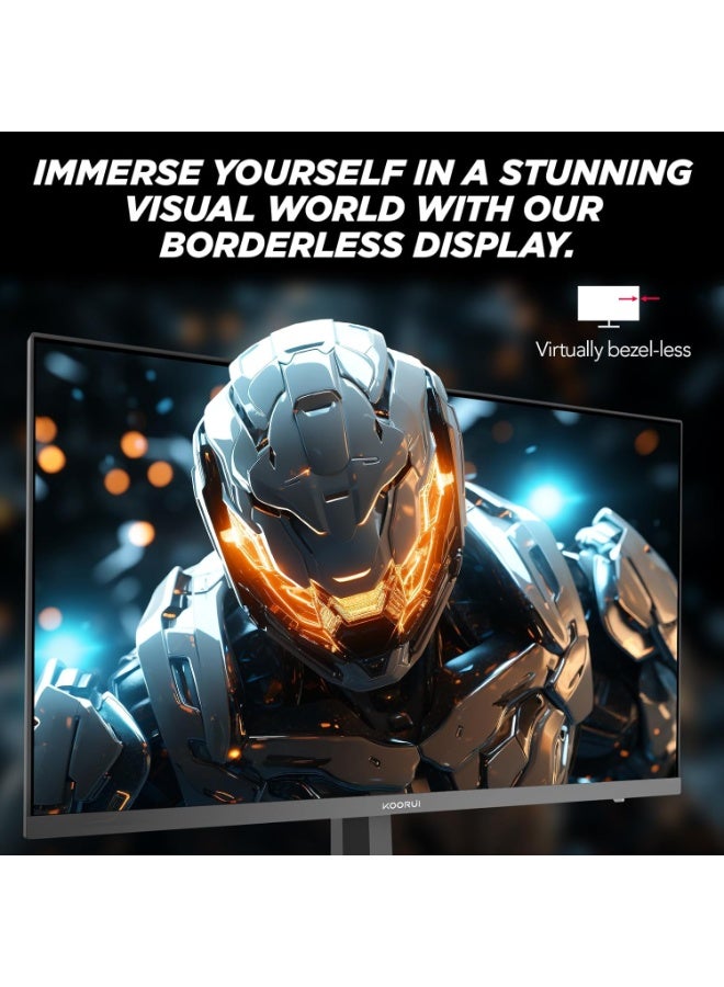 KOORUI 27 Inch Gaming Monitor | 200Hz Fast IPS, 1ms Response, FHD HDR400 Display, 90% DCI-P3, Adaptive Sync, HDMI 2.0 & DP 1.4, VESA Mountable, Tilt Adjustable G2711P - Image 4