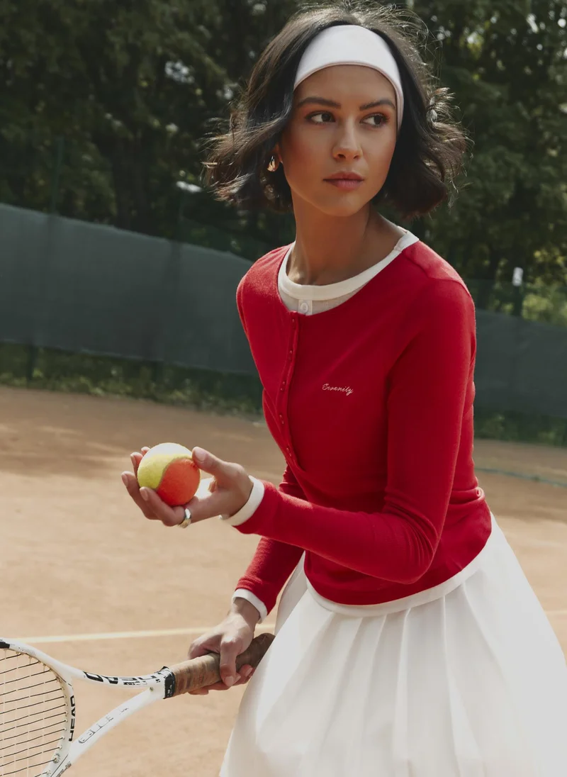 Lichi Dual longsleeve with buttons on the collar