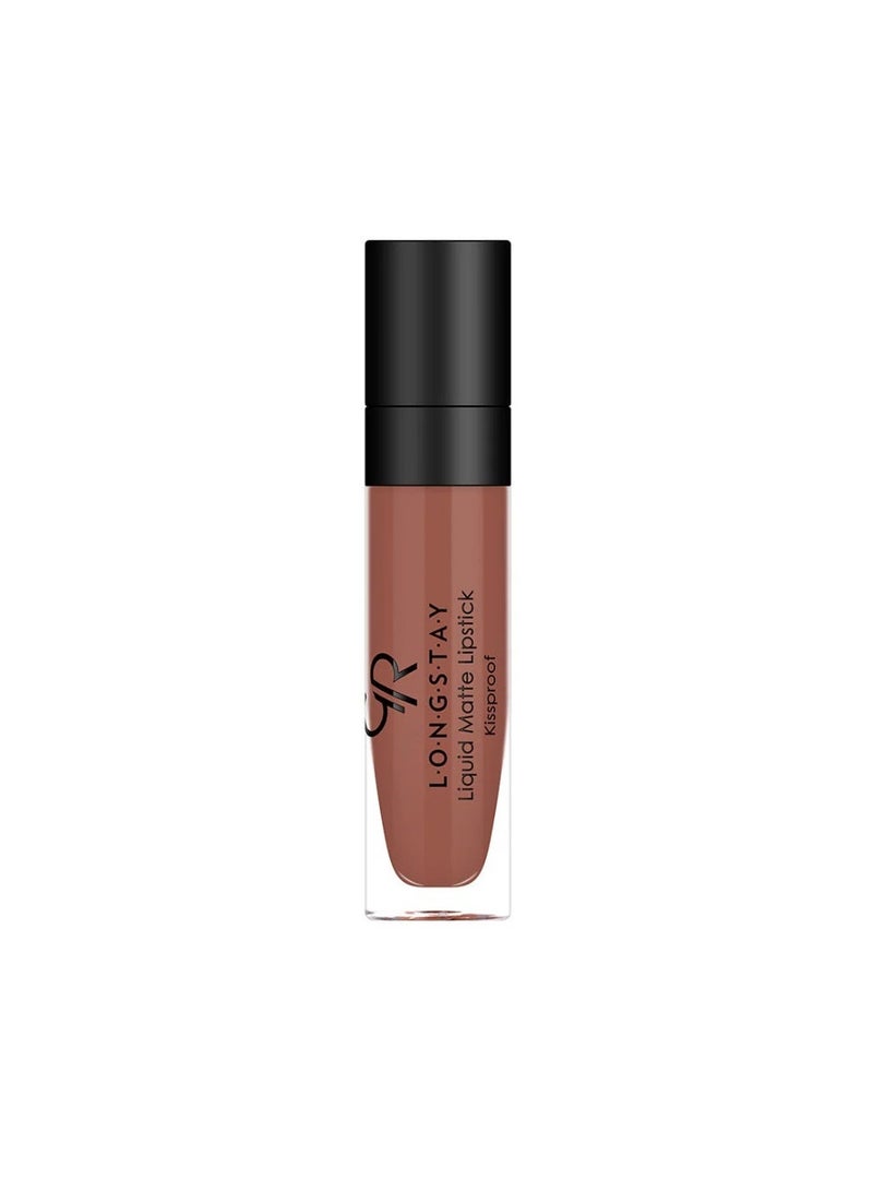 Golden Rose Kiss Proof Long Wearing Longstay Liquid Matte Lipstick - 27 - Image 1