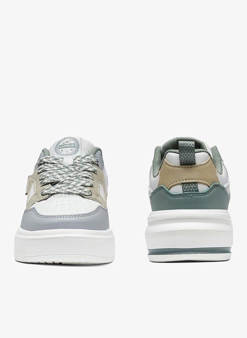 CAMPUS Women’s Cute Low Top Sneakers – Stylish Color-Block Design Shoes with Patterned Lace Detailing - Image 4