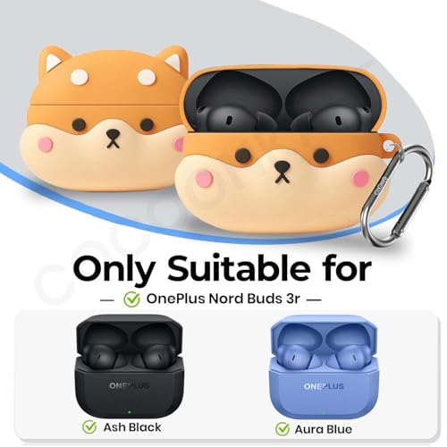 Cocoonkart Cartoon Case Cover Compatible for OnePlus Nord Buds 3r (2025) -Shiba - Image 2