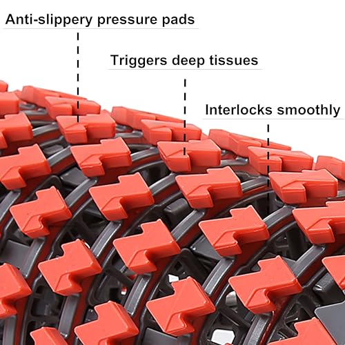 Fitster Collapsible Foam Roller for Exercise and Recovery (13 Inches), Easily Portable at 5.5 inches (Red) - Image 4