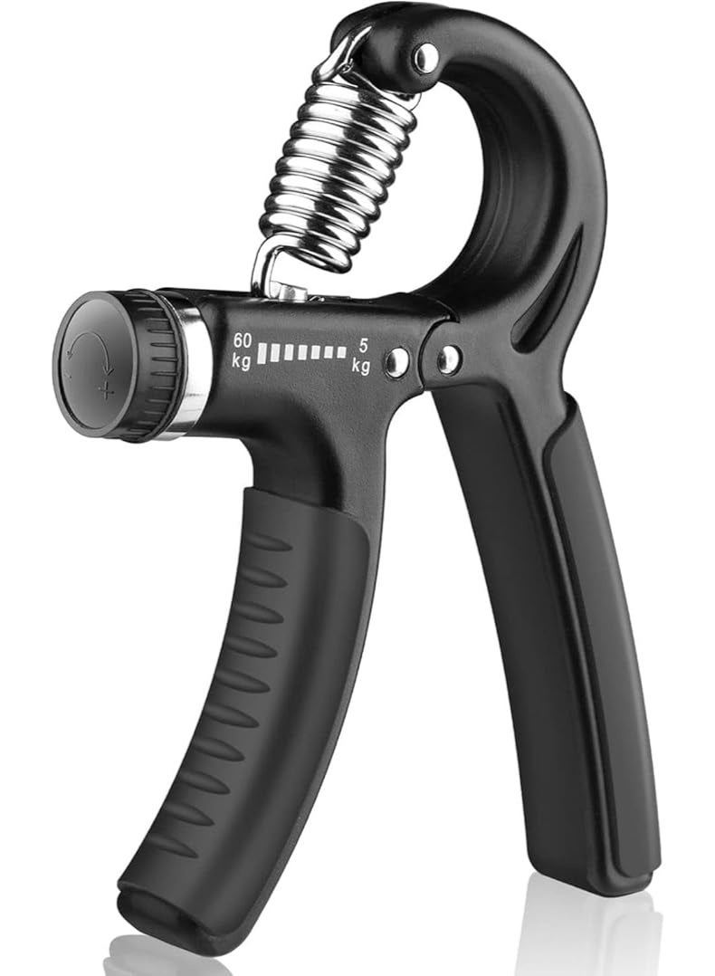 جهاز تدريب قبضة اليد، مقاومة قابلة للتعديل، من 5 إلى 60 كجم، جهاز لتقوية عضلات الساعد واليد لبناء العضلات، والتعافي من الإصابات، وتدريب قبضة اليد، معدات لياقة بدنية محمولة - Image 1
