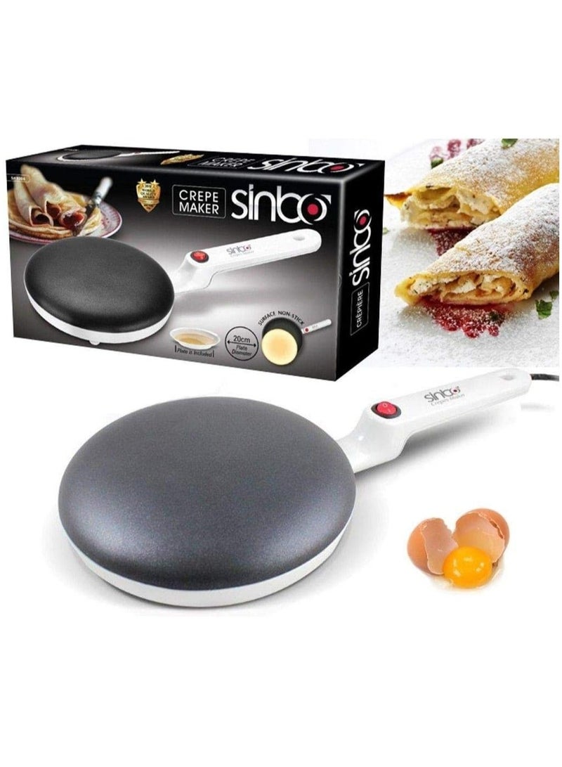 Sinbo Electric Crepe Maker SP 5208 White - Image 3