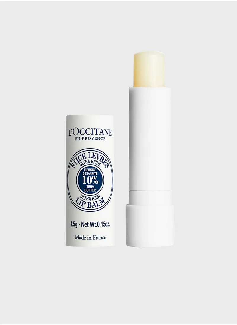 L'OCCITANE Shea Butter Lip Balm Stick 4.5G