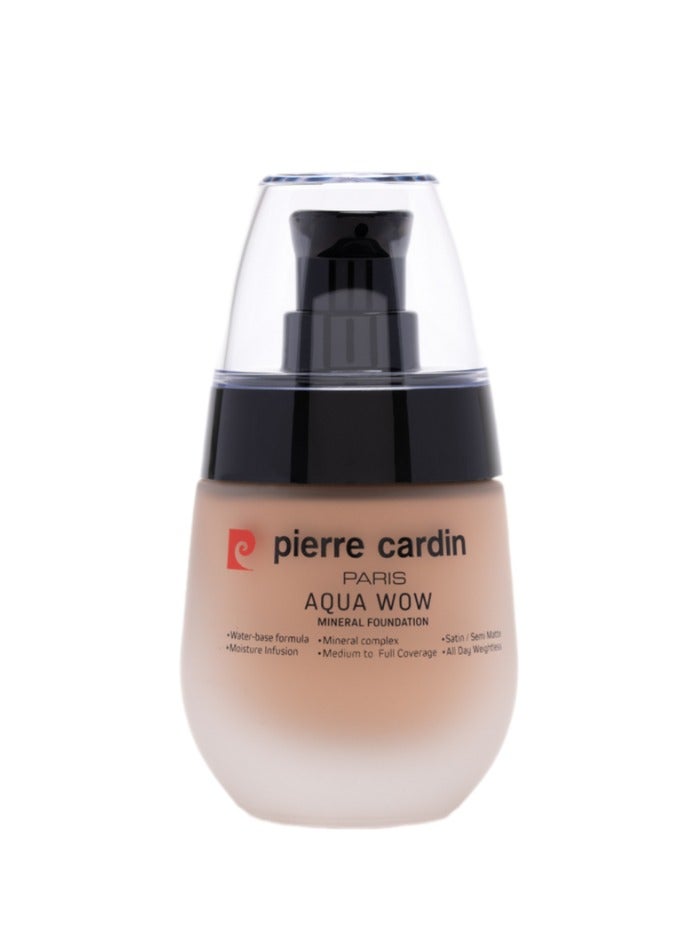 Pierre Cardin Aqua Wow Mıneral Foundatıon Tawny Beige with Warm Neutral 703 - Image 1