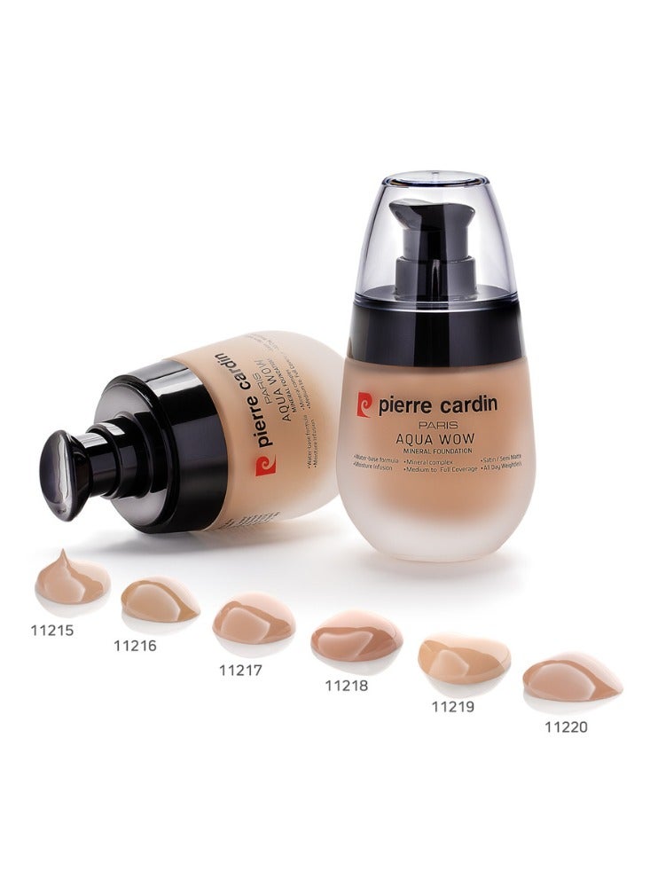 Pierre Cardin Aqua Wow Mıneral Foundatıon Tawny Beige with Warm Neutral 703 - Image 3