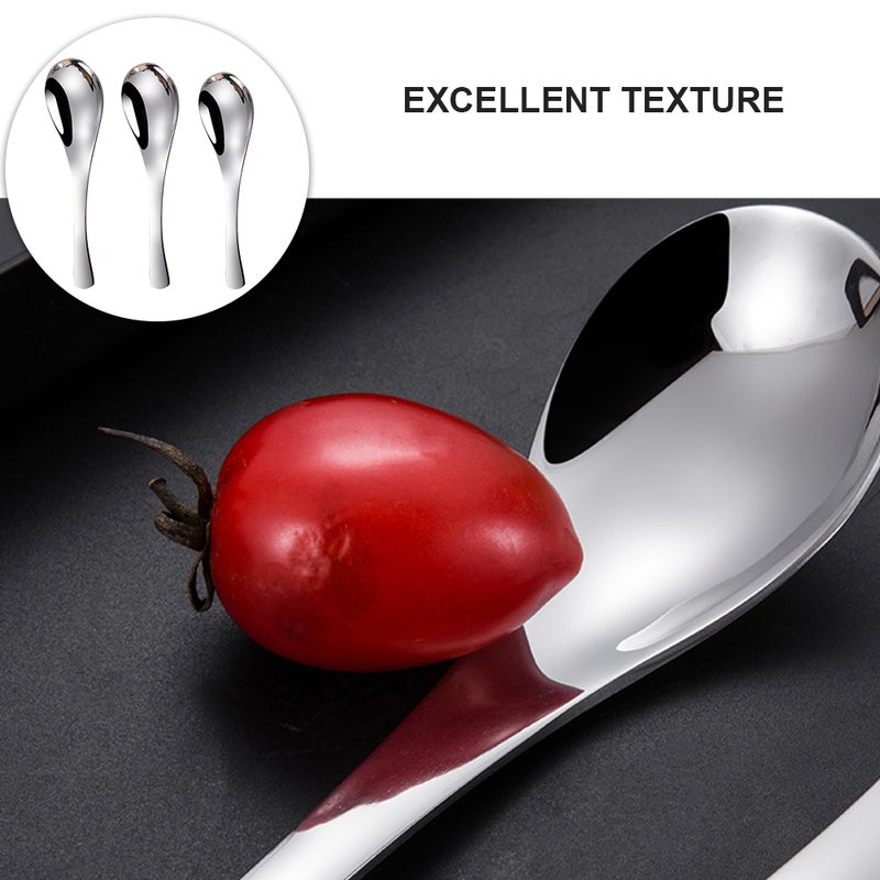 🍳 ملاعق حساء فولاذية متينة ومقاومة للتآكل للاستخدام اليومي بتصميم مريح - Image 5