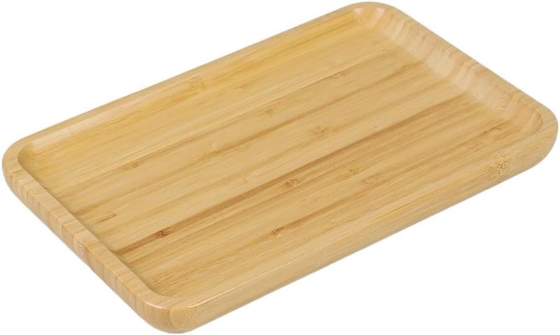 Elegant Bamboo Vanity Tray for Bathroom & Kitchen, Large Organizing Tray for Countertop Display & Storage, Multipurpose Bamboo Tray - Image 4